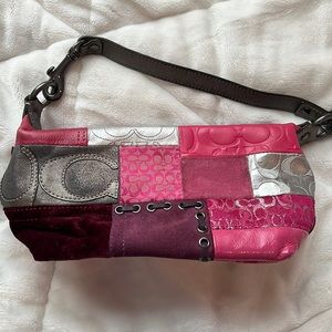 Pink vintage coach bag used only once perfect condition